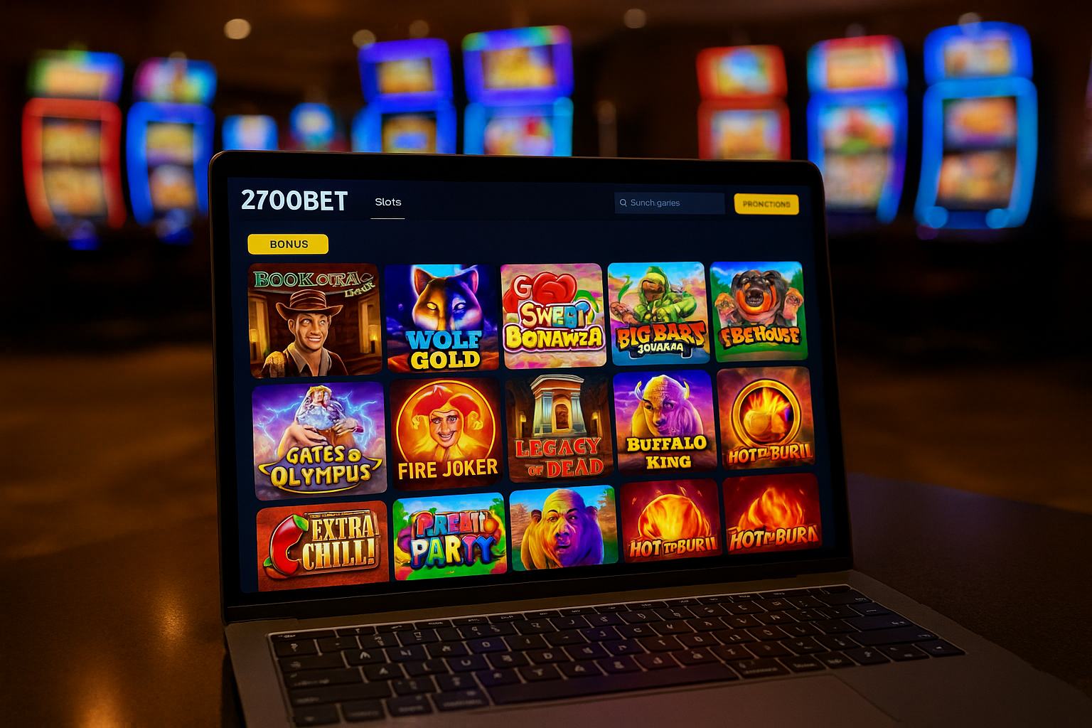Jogos de Slot no Casino Online 2700BET