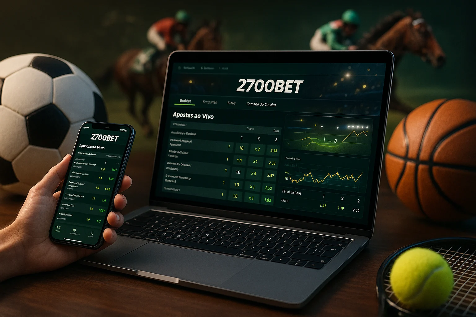 Apostas esportivas no cassino online 2700BET