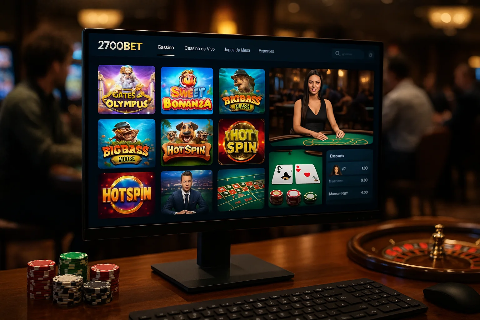 Jogos de cassino online inovadores e emocionantes na 2700BET